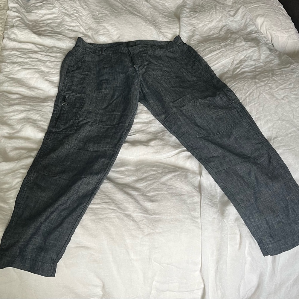 Navy Vince Linen Pants size 30